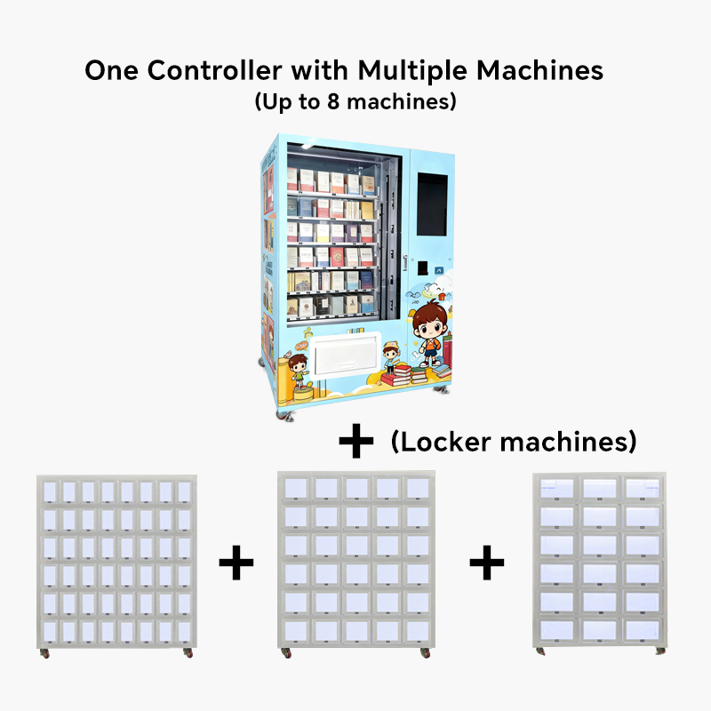 Weimi innovative book vending machine with touchscreen elevator system for school and library
