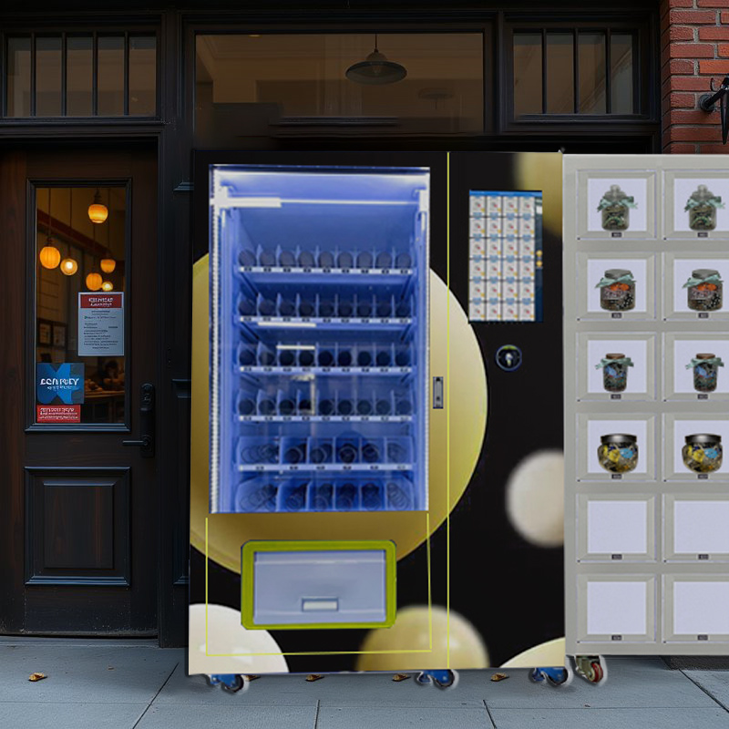 Vintage Jewelry Mystery Jars Vending Machine with Locker Lift Elevator for Unmanned Retail