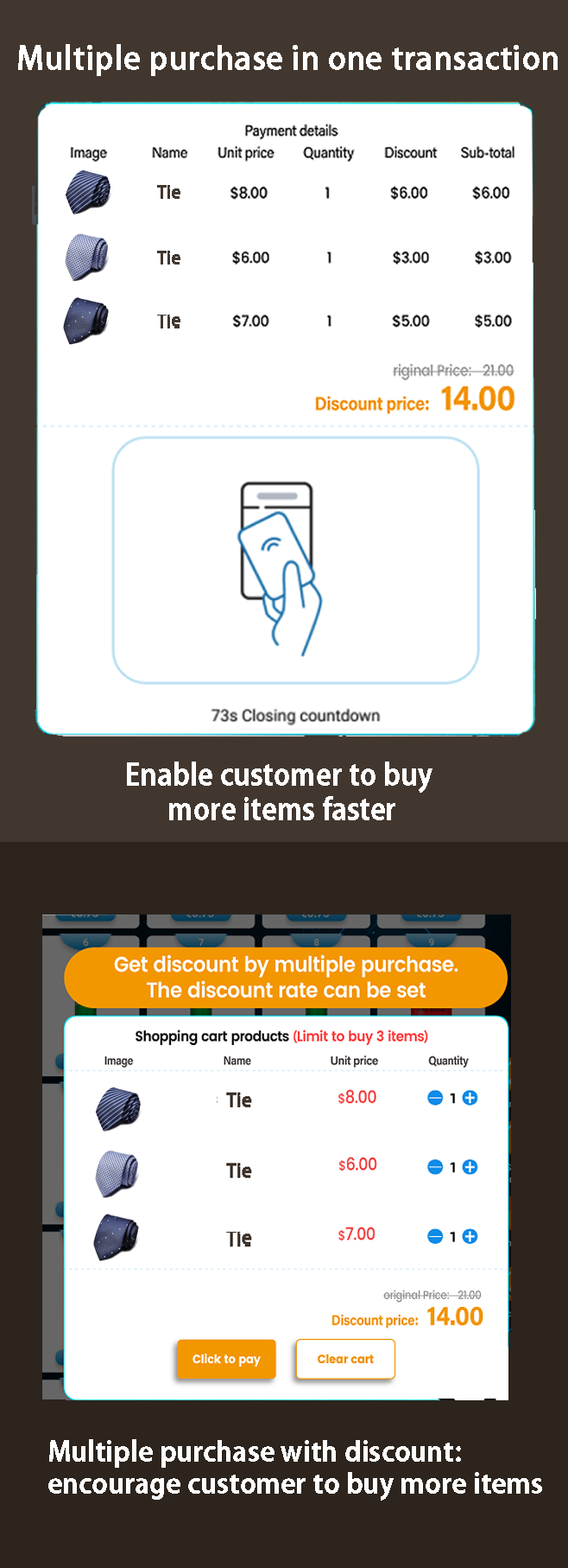 Automatic PPE smart vending machine for ties socks gloves in the factory supports multiple purchase in one transaction and have a discount