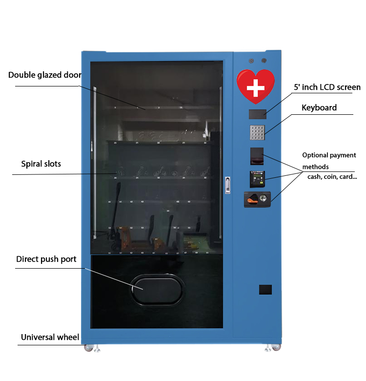 weimi first aid kit vending machine with keyboard 24 hours service