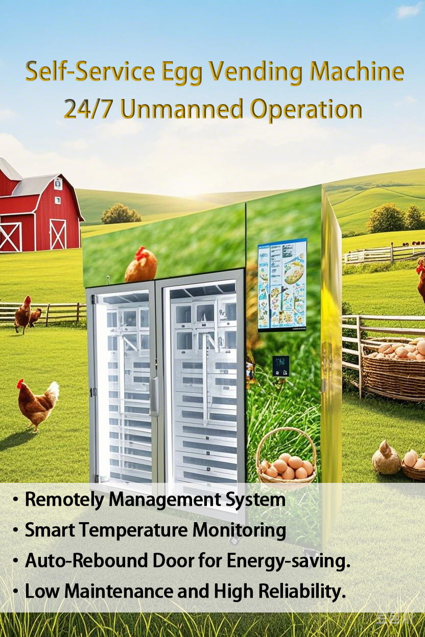 WEimi Egg vending machine for farm. with self service smart system for 24/7 unmanned retail.