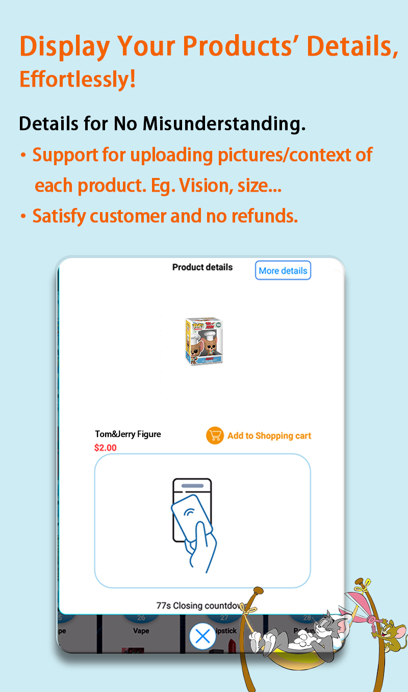 Weimi toy vending machine for Tom&jerry Themed toys with lockers in children amusement parks. with the function of product detail checking to help customers make informed purchases and enhancing their shopping experience, satisfying them and no refunds