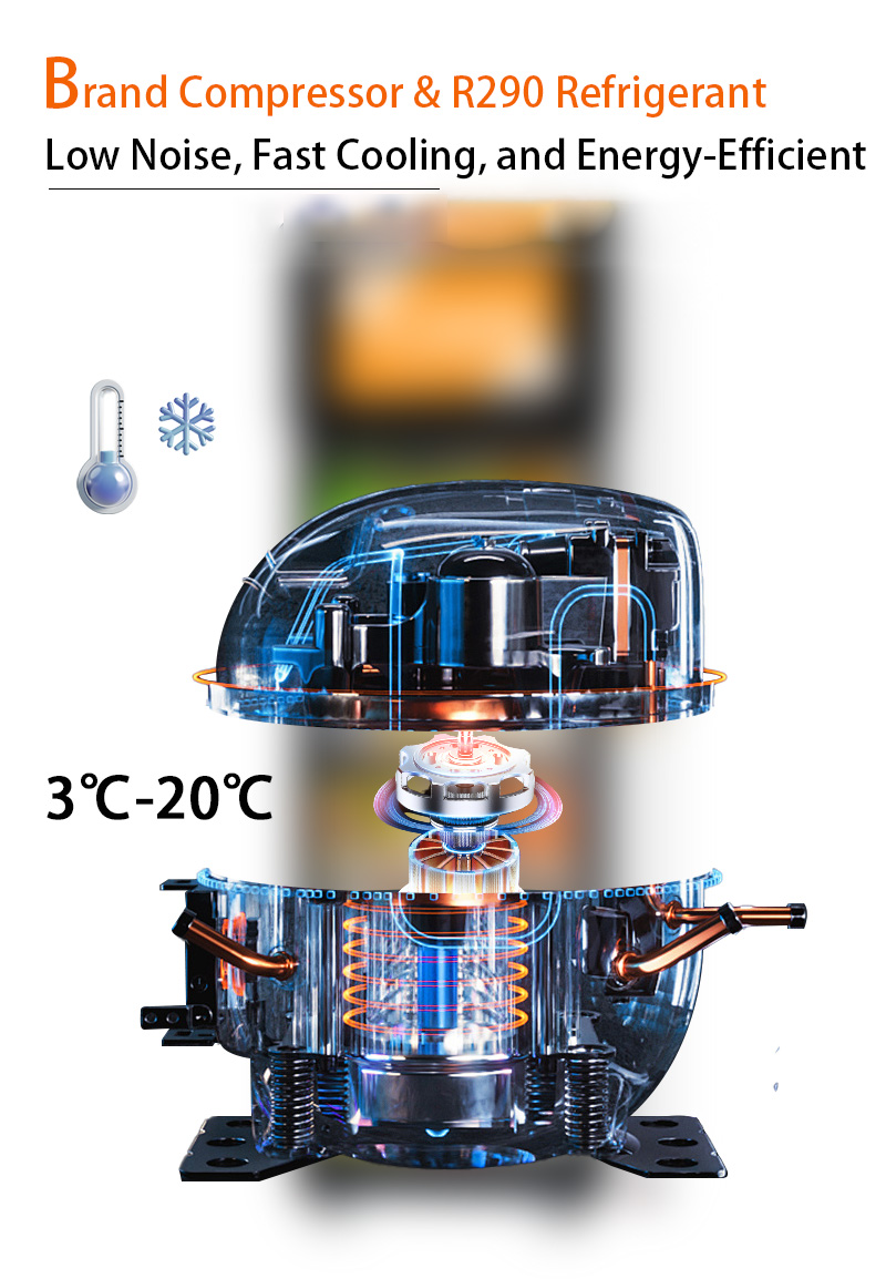 Weimi automatic eggs vending machine with brand compressor &R290 refrigerant. Our machines are low noise, fast cooling and energy-efficient