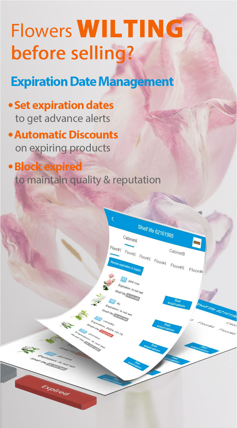 Weimi Smart Single Door Fresh Flower Vending Machine with Cooling System for Freshness. shelf life management for selling more flowers before they're no fresh