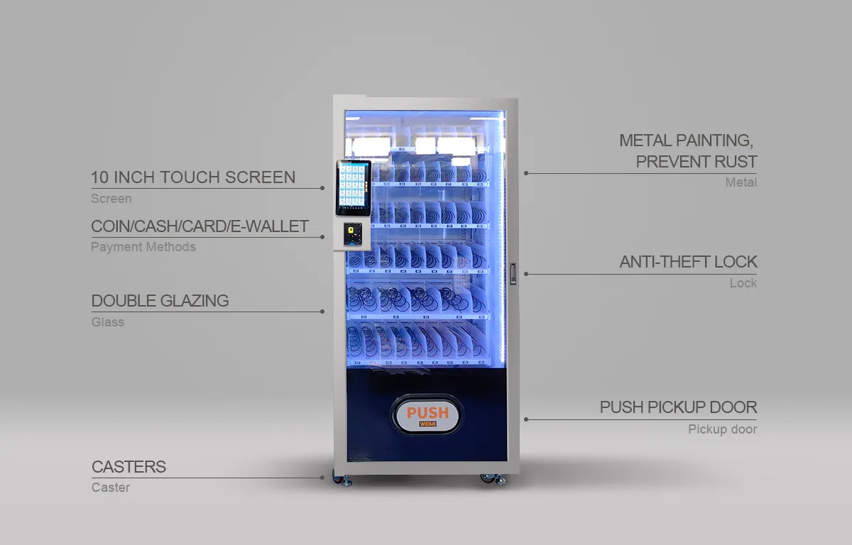 automatic postcard vending machine with 10 inches touchscreen owns high quality hardware. Double glazing door guarantees your postcard out of theft., also support various of payment modes.