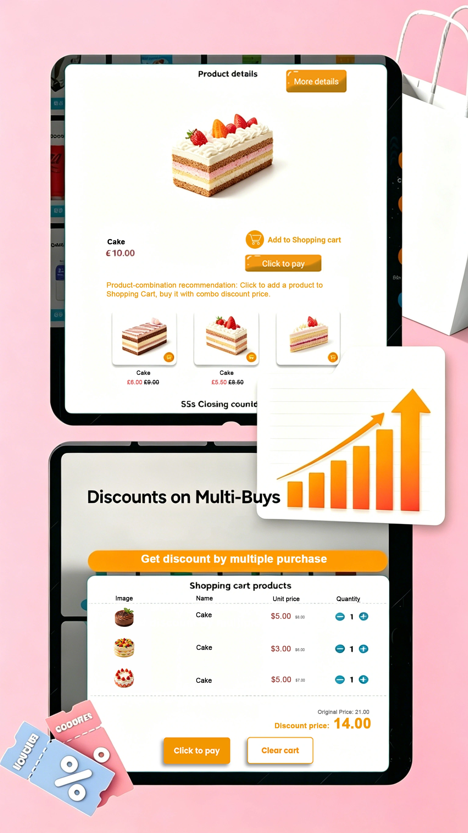 Weimi mini cake vending machine with smart pricing and promotion engine