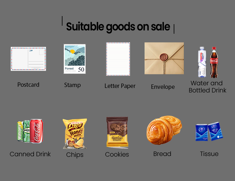 postcard vending machine suitable goods on sale.vending machine with touchscreen