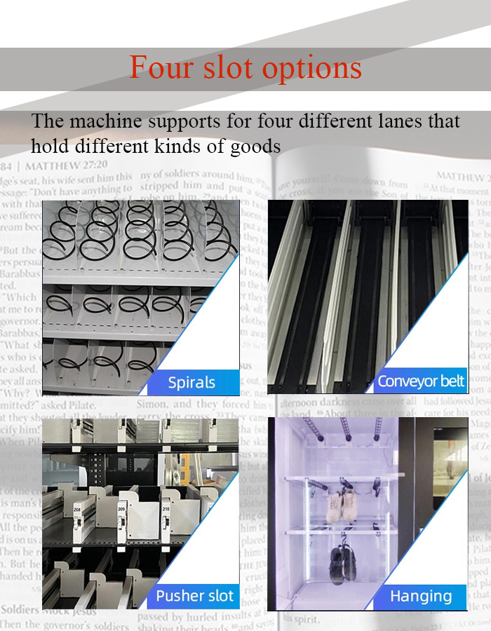 Weimi custom giving machine for church Christ Charity with 21.5 inch touch screen and smart software system. four slots options