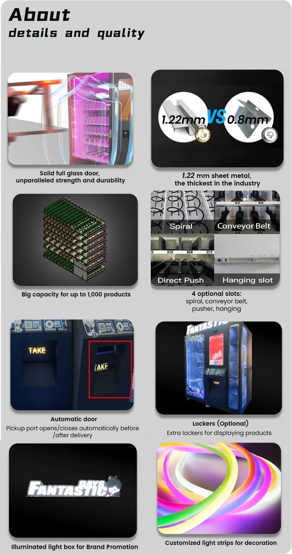 convert souvenir vending machine with high quality hardware