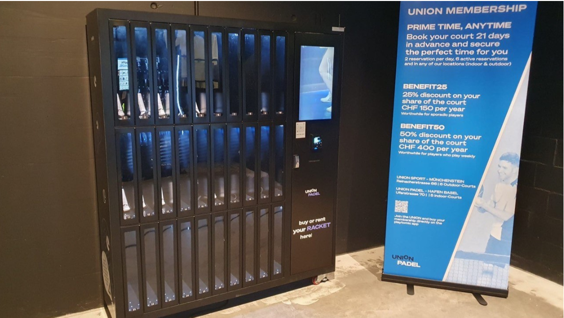 Skateboard Rental Vending Machine