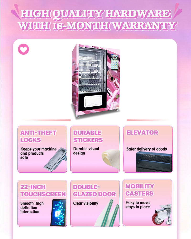 Weimi skin care makeup vending machine with sampling code for free samples distribution. 18-month warranty
