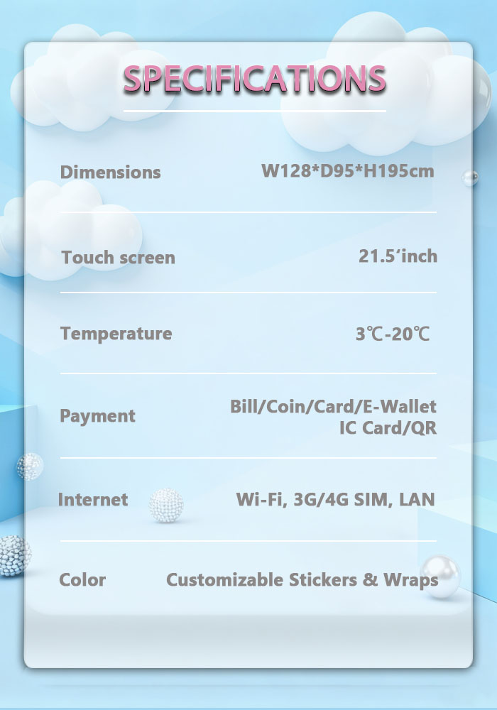 weimi smart vending machine for cupcake. With elevator system for safer delivery
