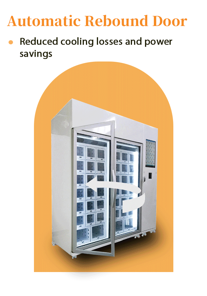 Bread Vending Machine with Sun-shielded Angled Touchscreen For Outdoor Use
