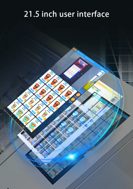 sim card vending machine with 21.5 inch user interface for better shopping experiences
