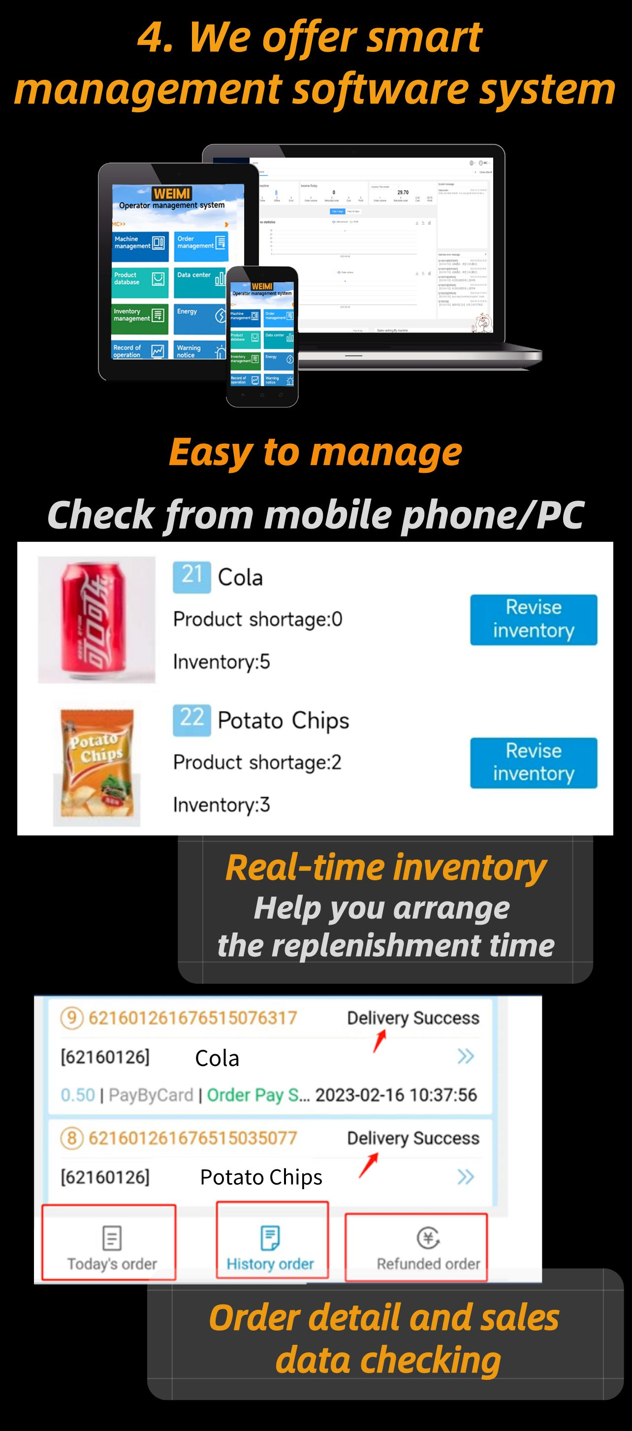 ADA compliant vending machines snack and drink vending machine with big capacity and touch screen in Malaysia