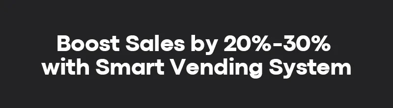 Weimi lockers vending machine can boost retailers' sales by 20%-30% with smart vending system