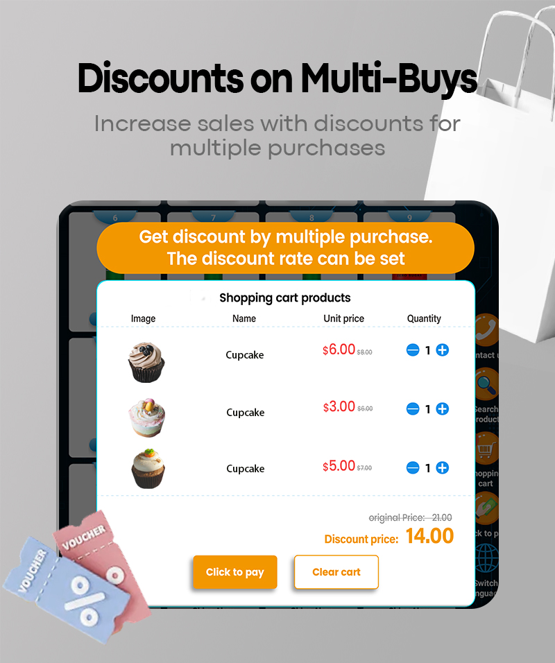 Cupcake vending machine pancake locker Cash Card reader with cooling system and custom stickers. multiple buys offer discounts