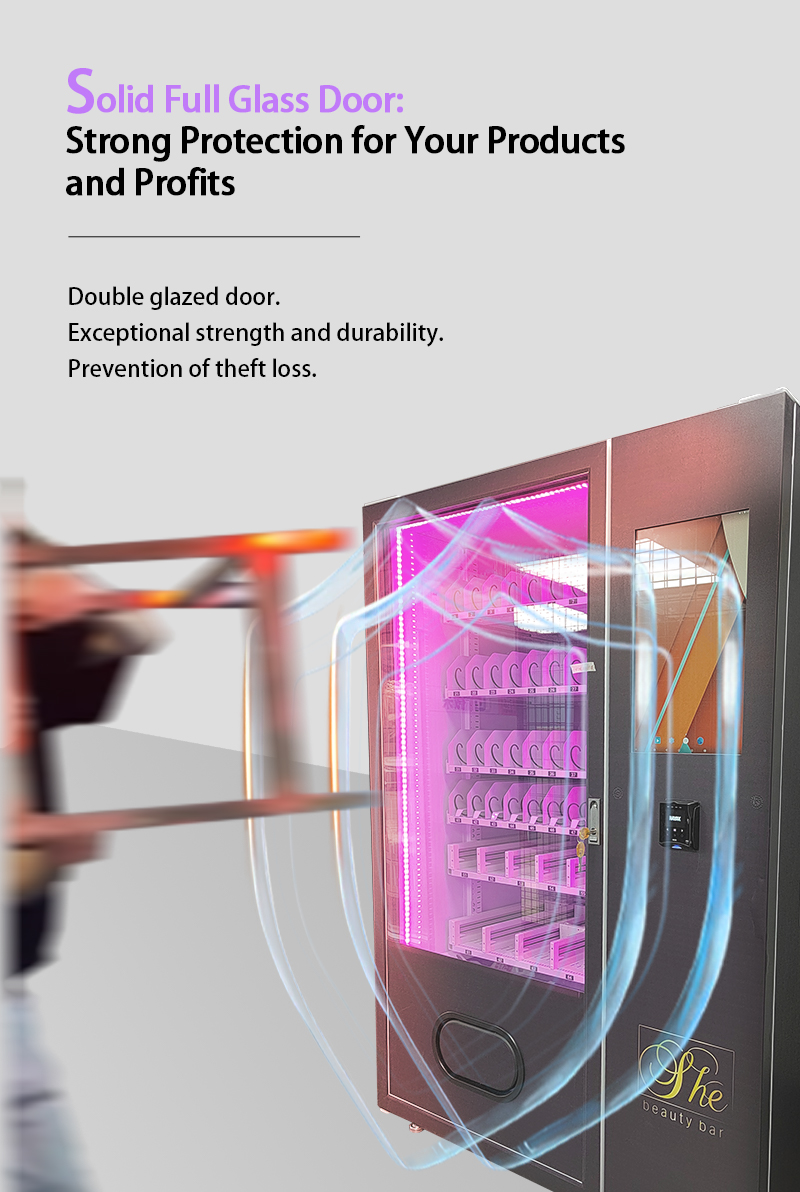 we provide high quality hardware with an 18 month warranty. solid full glass door for prevention of theft loss