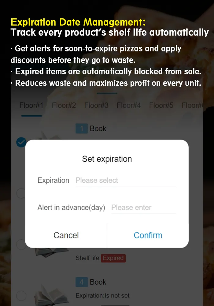 Expiration date management to reduce waste and maximizes profits on every unit