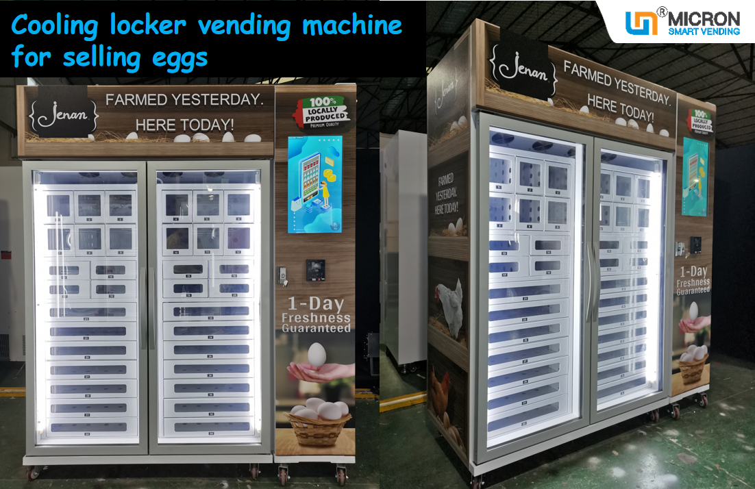 Weimi smart egg vending machine in France