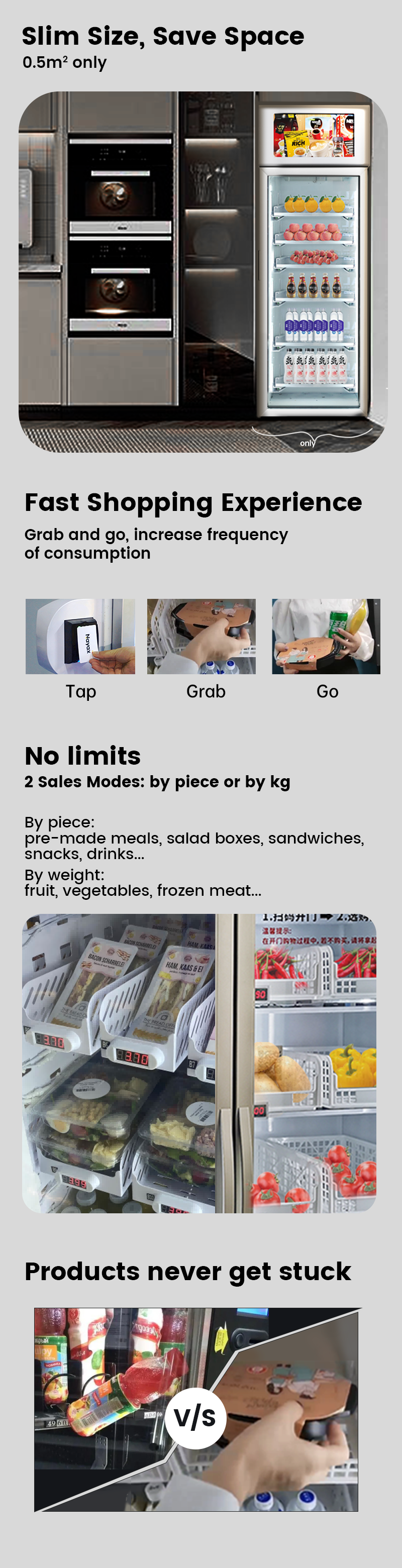 weimi smart fridge office vending machine for office offer convenient and healthy life for employees. this machine can sell items by piece or by weight