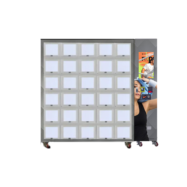 Weimi towel rental vending machine with customized locker size 21.5 inch touchscreen for promotion