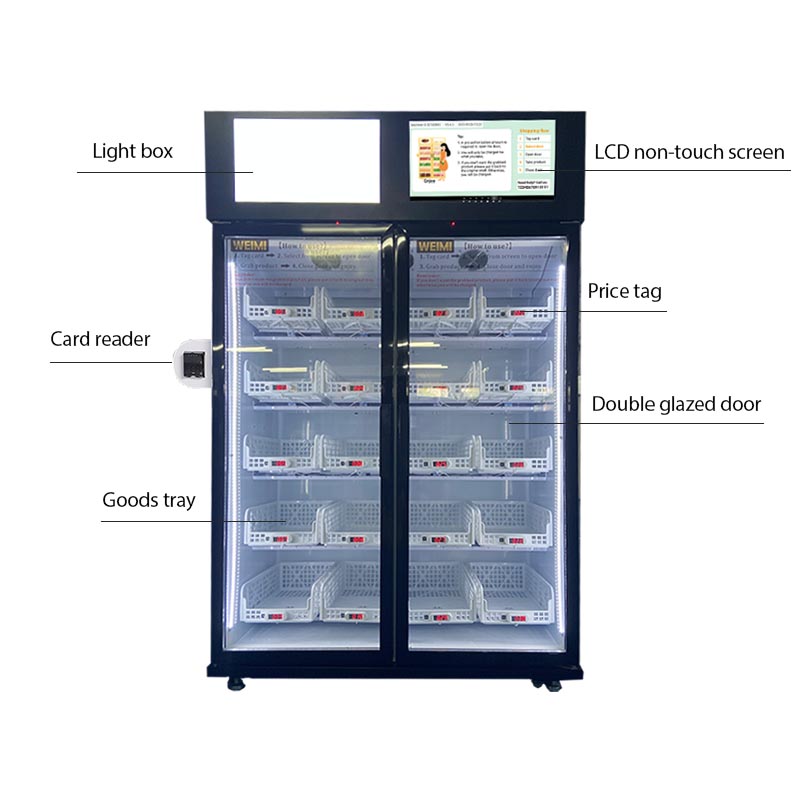 weimi weight sensing smart vending machine for office supplier and factory. Industrial vending machine for material management