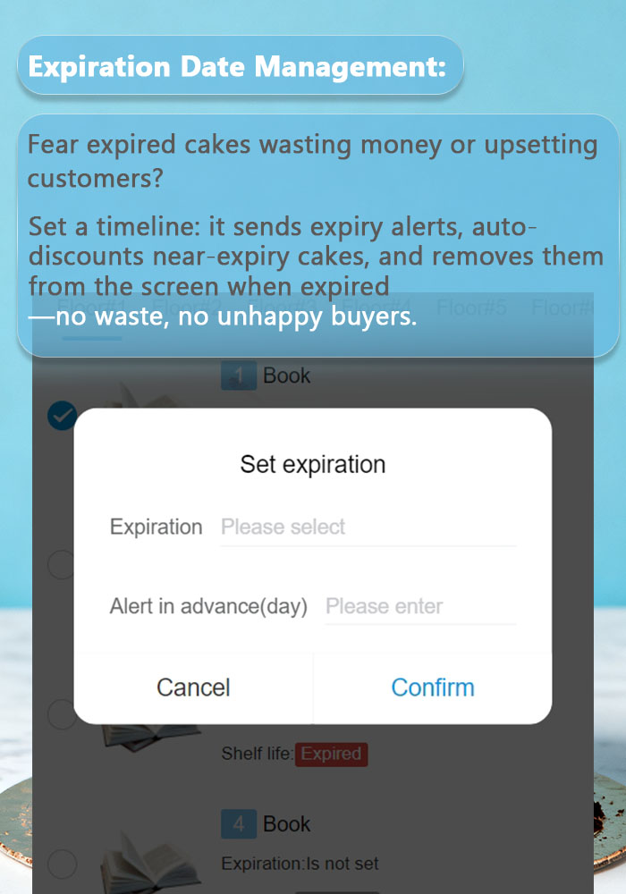 weimi cupcake vending machine with smart software system. our machines support managing expiration date remotely. this function can sell more cupcakes before they go to waste while make sure that expired cupcakes are not allowed to be sold