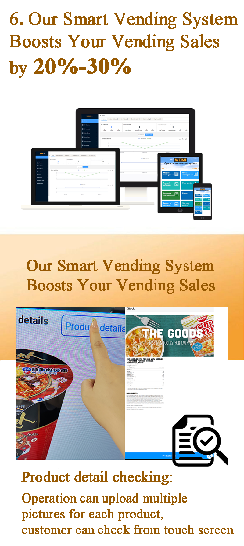 Baguette Bread Vending Machine with Lift Pusher Slots and Optional Payment Systems with smart vending system to boost vending sales