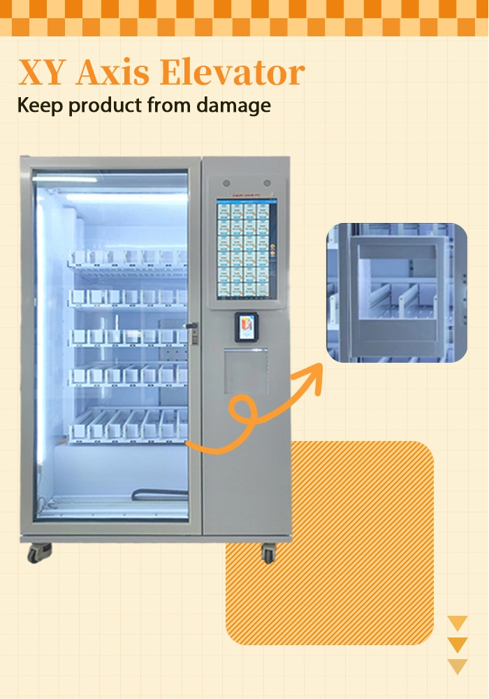 pancake vending machine with xy axis elevator