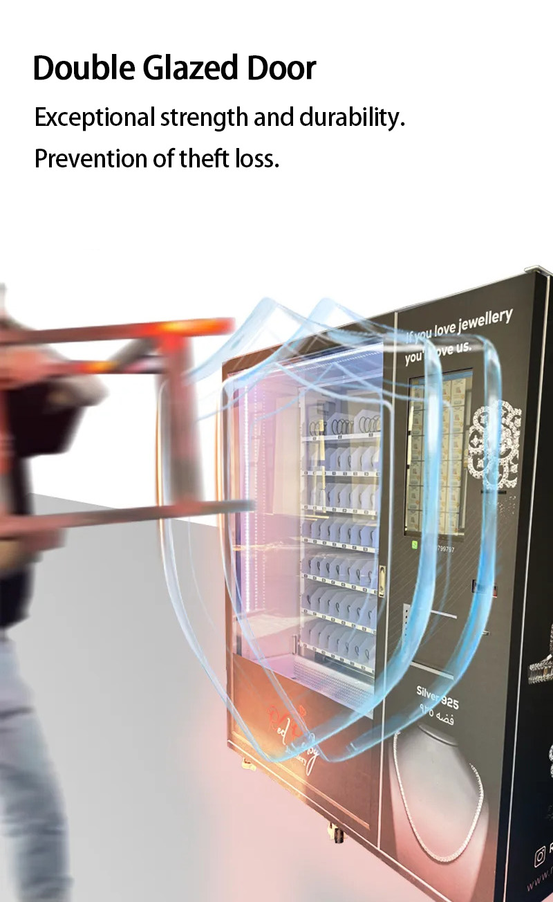 jewelry vending machine have strong protection for your jewelry