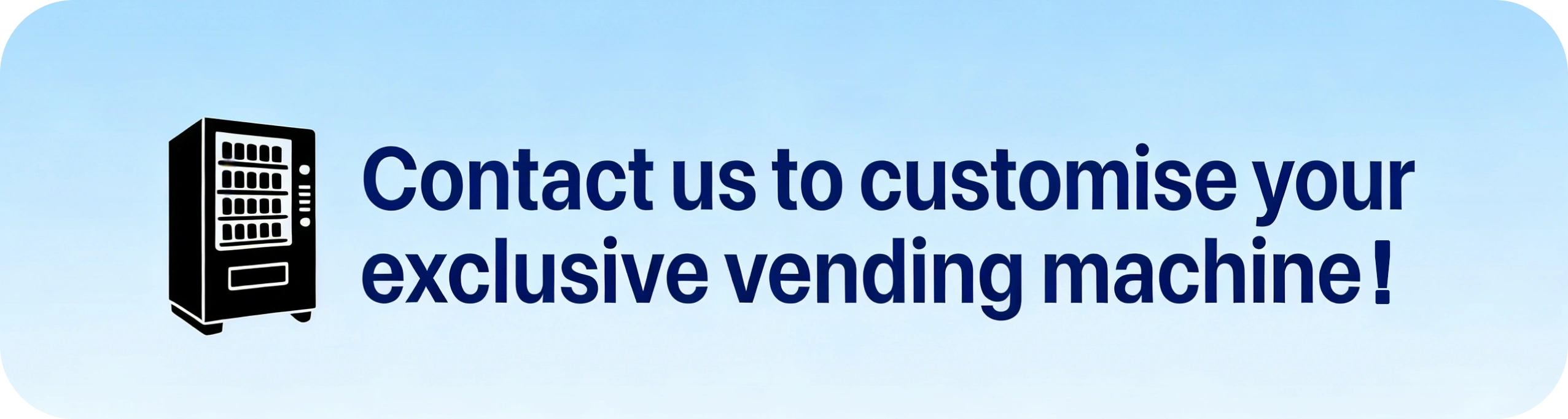 contact us now for the quote of meal vending machine