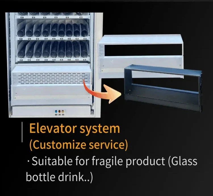 Weimi smart snack drink vending machine with keyboard vending machines for sale in the office.safer elevator system