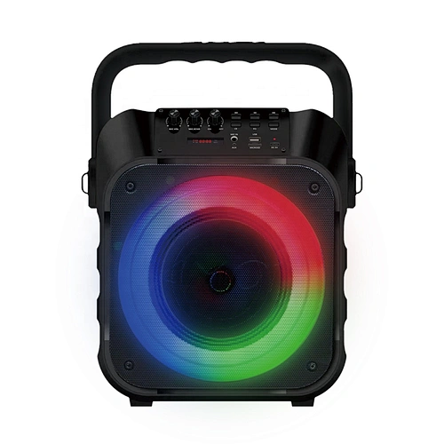 2023 new party  karaoke bluetooth speaker with microphone USB AUX TF TWS