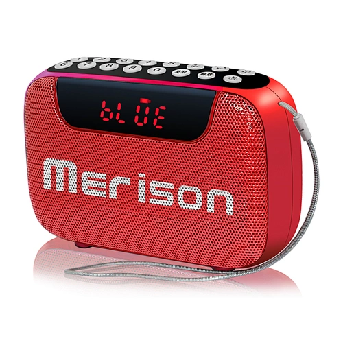 Home Mini Portable Radio FM Pocket Radio with MP3 Digital Radio Speaker Support Micro USB Auto