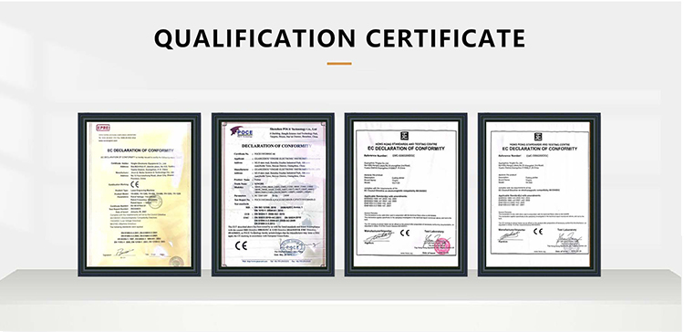 Yinghe YH-W902 embroidery machine Qualification certificate