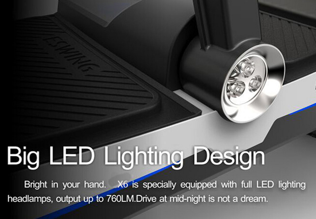 LED light and brake light scooter