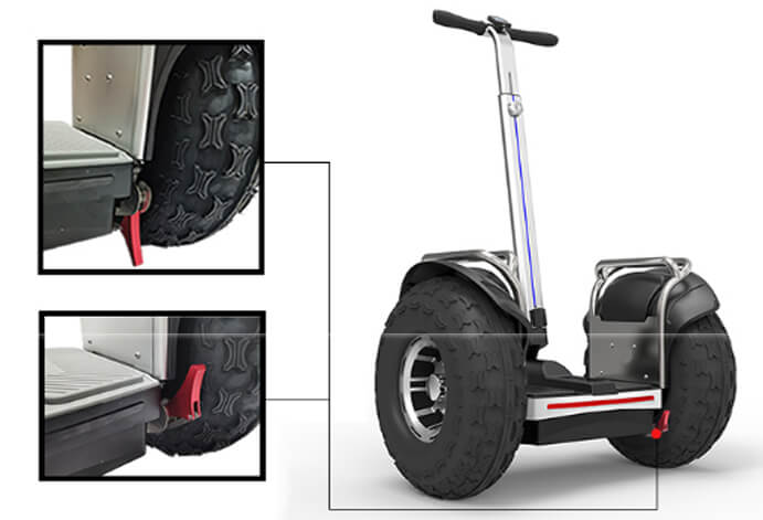 Parking stand for balance scooter