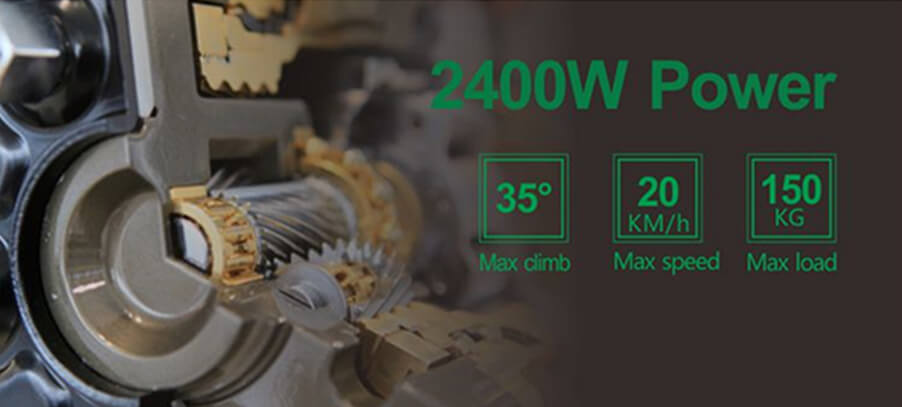 Powerful 2400W electric scooter