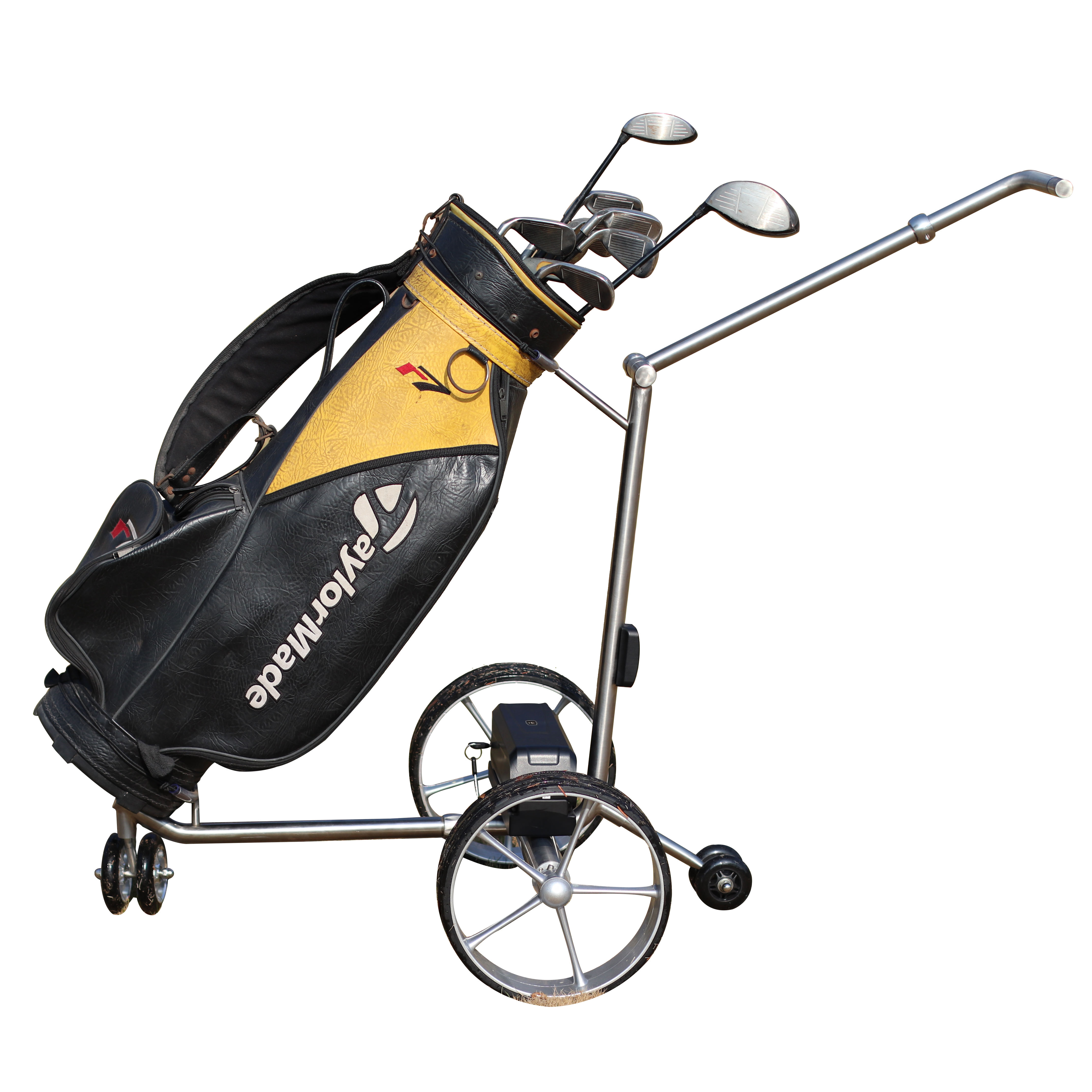 3-wheel Folding Remote Golf trolleys With Follow Hover Image