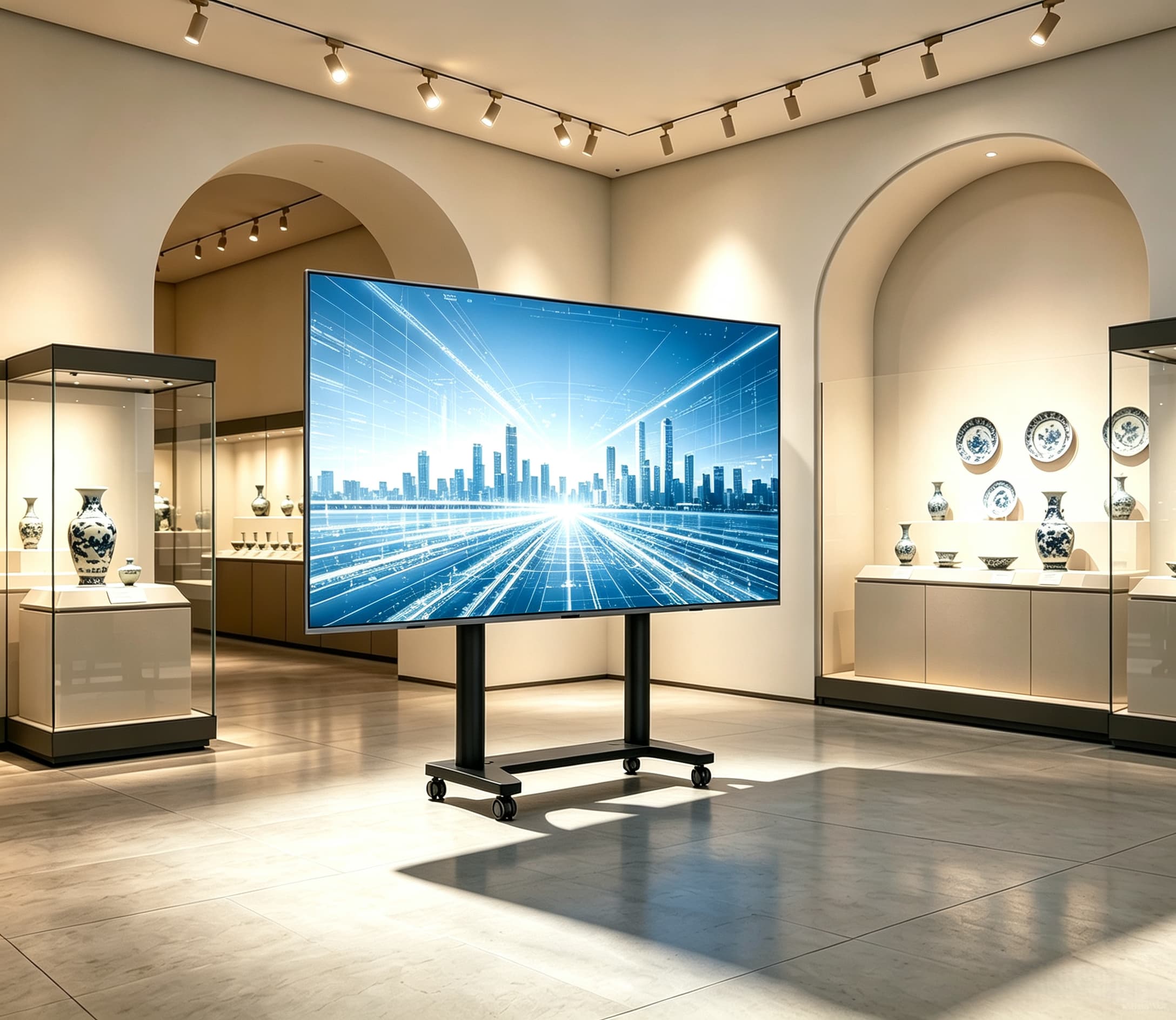 fold lifting all in one led display