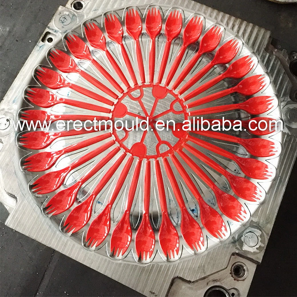 plastic disposable fork mold plastic disposable fork mould