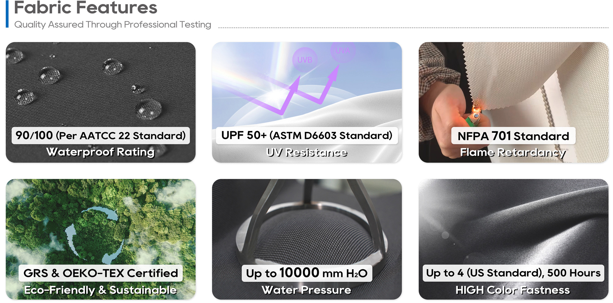 Outdoor Fabric Features Assured Through Professional Test-HongdaTEX
