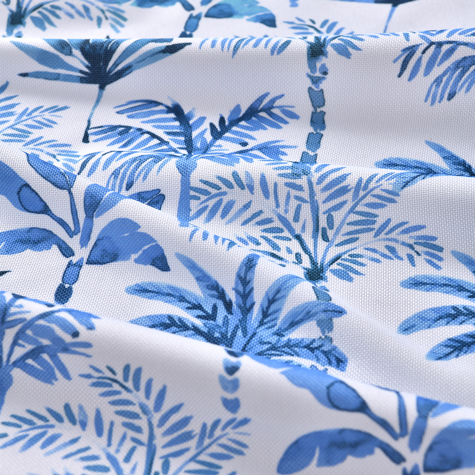 Printed Blue 400D PVC Polyester Oxford Chair Fabric-HongdaTEX