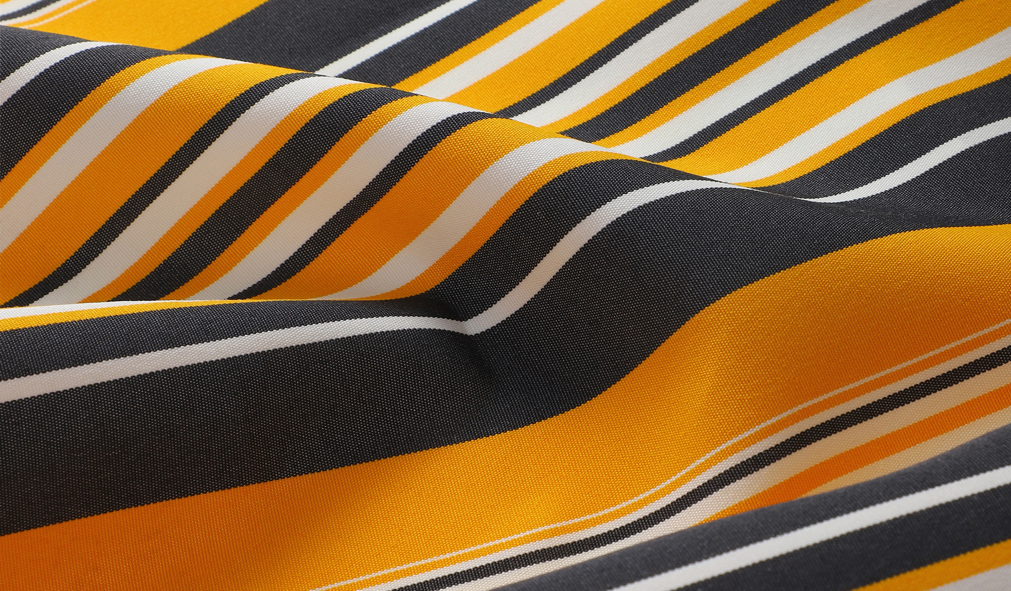 Detail Image of Striped 450D PU Polyester Oxford Curtain Fabric-HongdaTEX