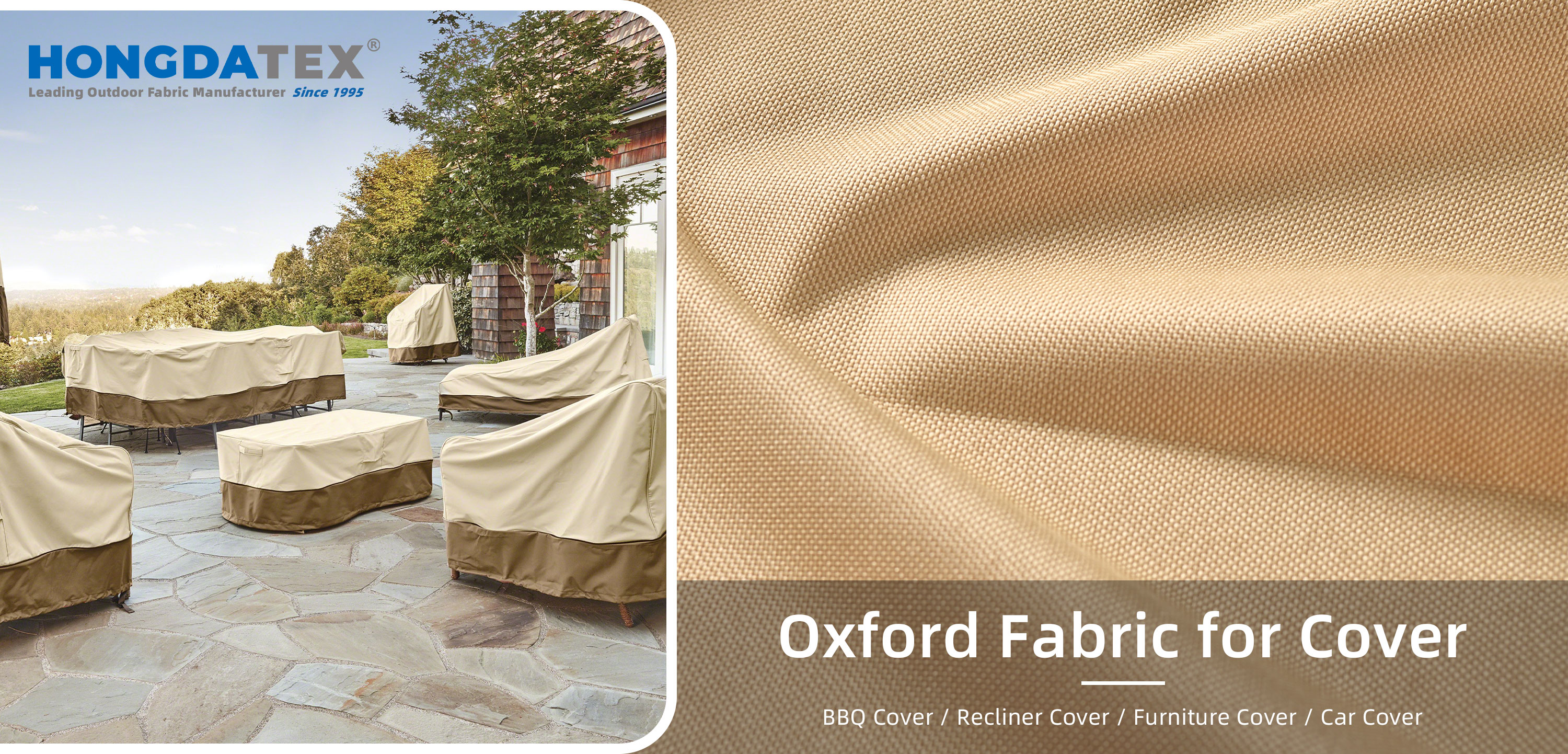 HongdaTex, founded since 1995 and acclaimed as the World's Largest Oxford Cloth Supplier, serves as trusted Custom Waterproof Oxford Fabric Suppliers, a professional Premium Polyester Oxford Fabric Manufacturer, and a reliable PVC coated outdoor cloth company, while also partnering with quality Recycled Polyester Material suppliers to cover diverse fabric needs.