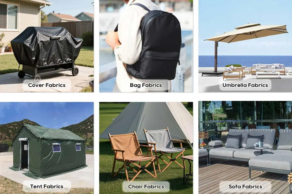 Explore HongdaTex outdoor fabric applications—custom waterproof Oxford, premium polyester, PVC - coated, recycled materials. As a 1995 - founded world - class Oxford cloth supplier, we serve cover, bag, umbrella, tent, chair, sofa needs. 600D oxford fabric with PVC coating available.