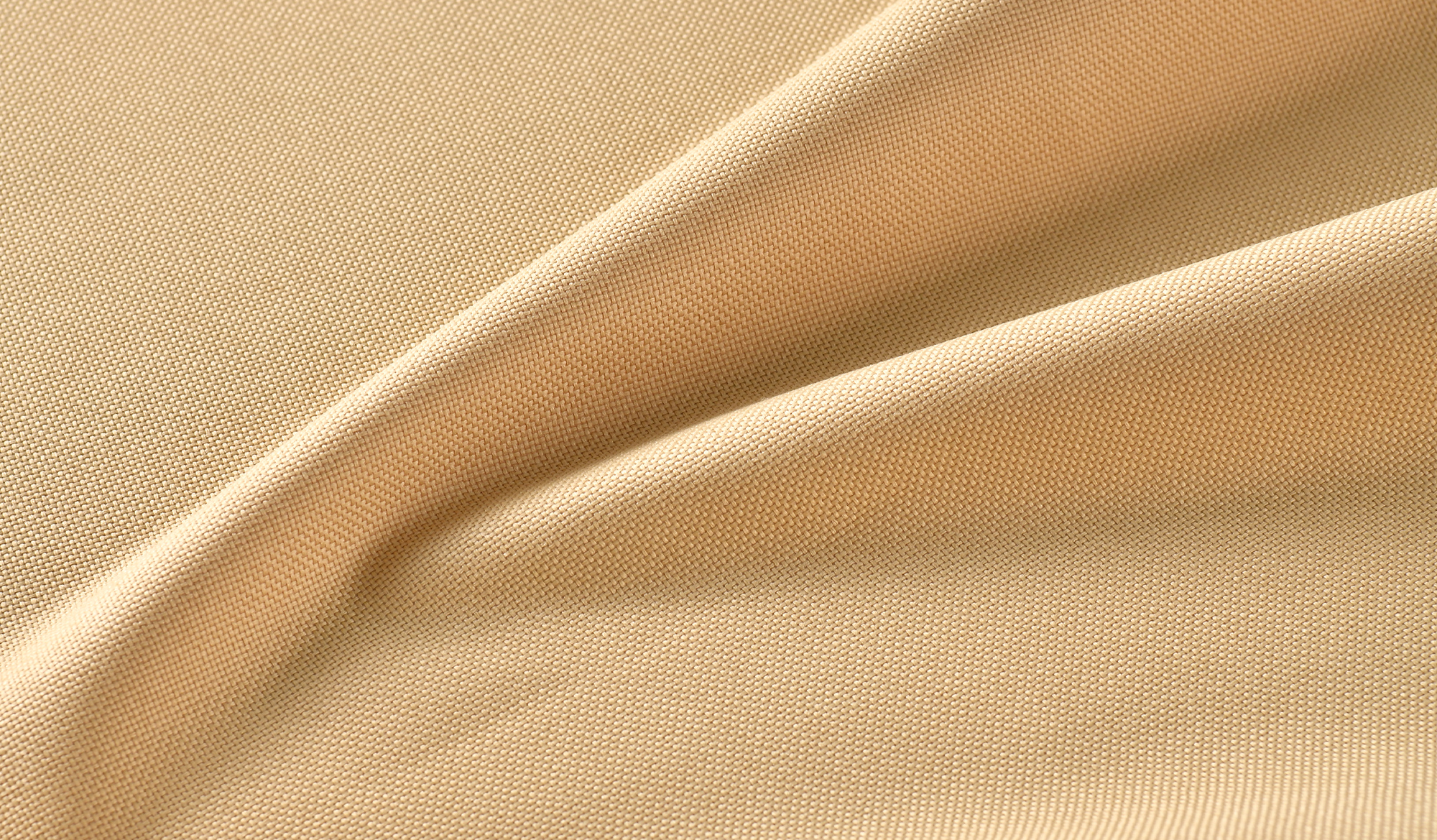 Detail Image of Yellow 1000D PU Polyester Oxford Tent Fabric-HongdaTEX