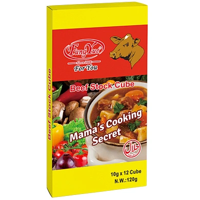 Tablettes d’assaisonnement et cubes de bouillon de bœuf