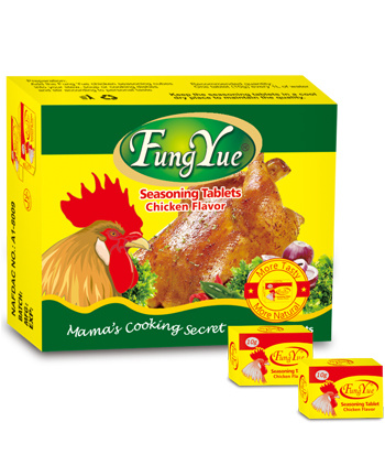 Cubes de bouillon de poulet pour assaisonnement